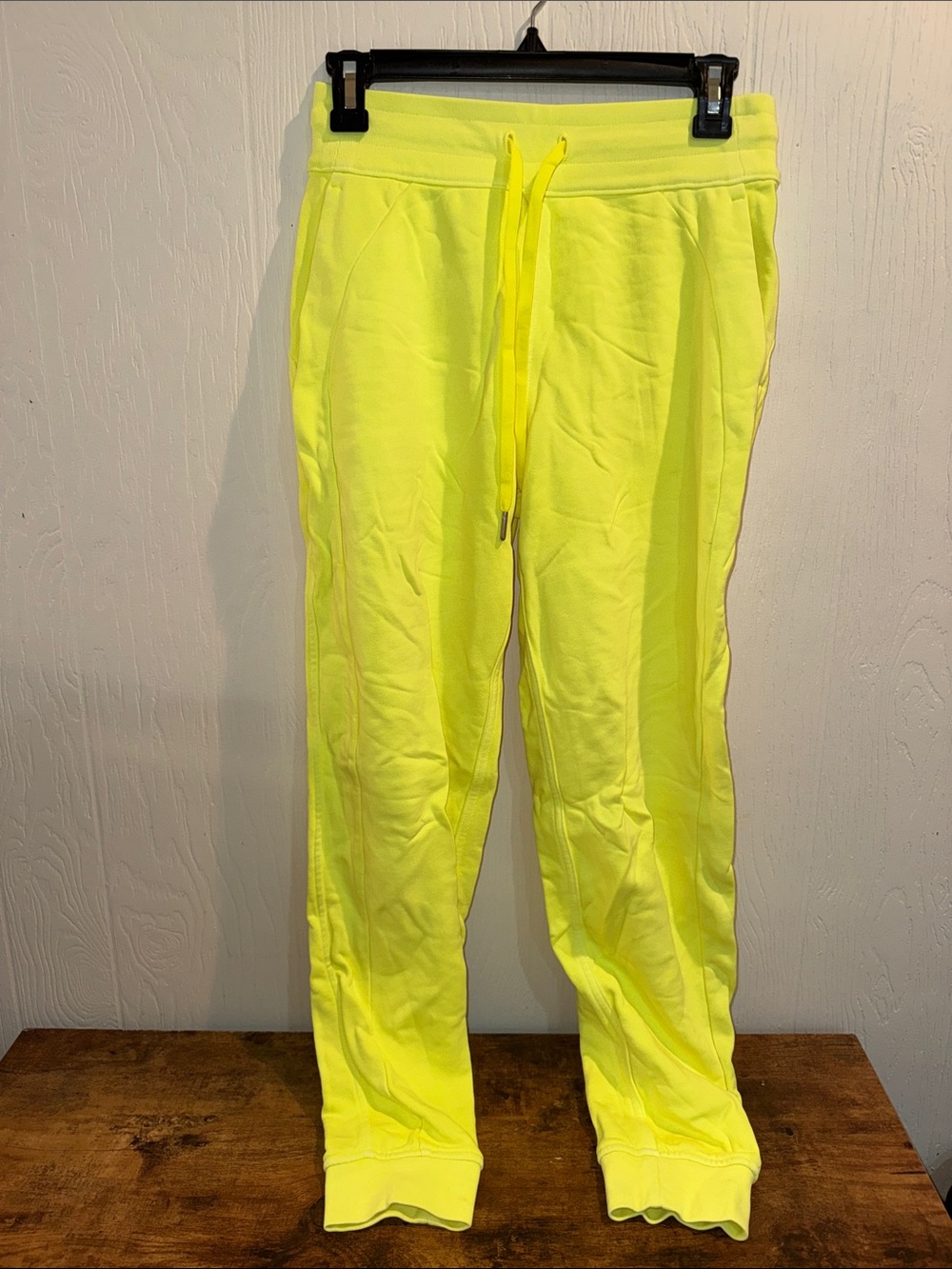 lululemon athletica Neon Yellow Drawstring Joggers